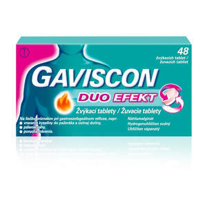 GAVISCON DUO EFEKT žvýkací tablety tbl.mnd.48