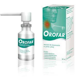 Orofar sprej 30 ml (2 mg/ml+1.5 mg/ml orm.spr.sol.1x30ml+apl)