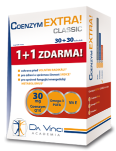 Coenzym EXTRA! Classic30mg DaVinci tob.30+30ZDARMA