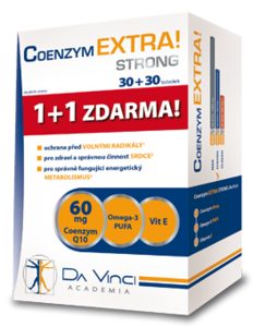 Coenzym EXTRA! Strong 60mg DaVinci tob.30+30ZDARMA