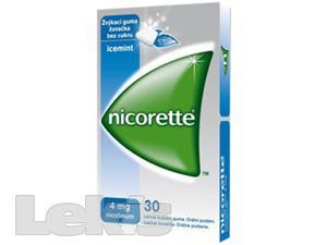 Nicorette Icemint Gum 4 mg léčivá žvýkací guma 30