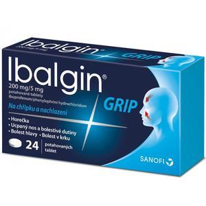 Ibalgin Grip 200mg/5mg por.tbl.flm.24