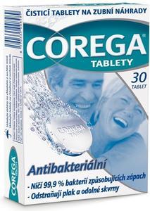 Corega Bio Antibakteriální tablety 30 ks