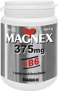 Vitabalans Magnex 375mg + B6 tbl.180