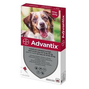 Advantix pro psy 10-25kg a.u.v.1x2.5ml