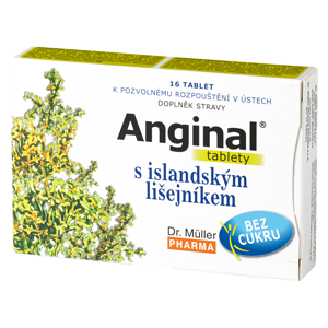 Anginal tablety s island.lišejníkem tbl.16