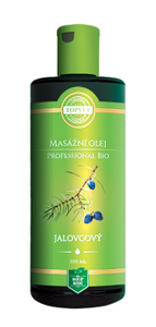 TOPVET BIO Jalovcový masážní olej 200 ml