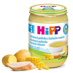 HiPP POLÉVKY BIO Zeleninová s kuřecím masem 190g