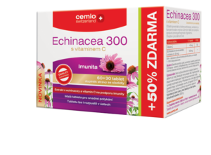 Cemio Echinacea 300 s vitaminem C tbl.60+30 CZ/SK