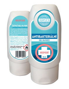TOPVET Antibakteriální gel na ruce - Hedvábí 50 ml