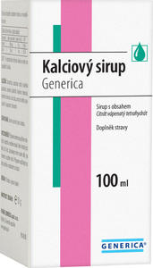 Kalciový sirup Generica 100 ml