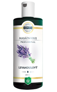 TOPVET Levandulový masážní olej 200 ml