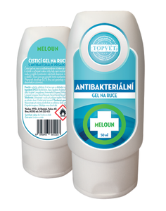 TOPVET Antibakteriální gel na ruce - Meloun 50 ml