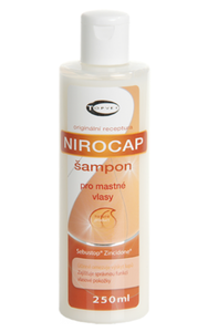 TOPVET NIROCAP ED - šampon na mastné vlasy 250 ML