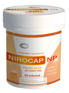 TOPVET NIROCAP NP - doplněk stravy pro mastné vlasy 30 tob.