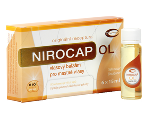 TOPVET NIROCAP OL - sérum pro mastné vlasy 6x15 ml