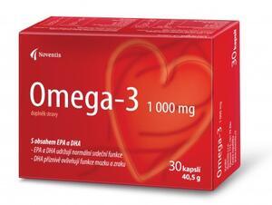 Omega-3 1000mg cps.30 pro zdravé srdce a cévy (Noventis)