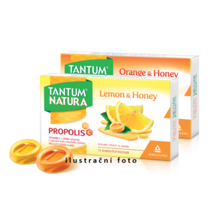 Tantum Natura Orange&Honey 15 gumovych pastilek